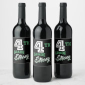 Étiquette Pour Bouteilles De Vin 4e année forte (Bouteilles)