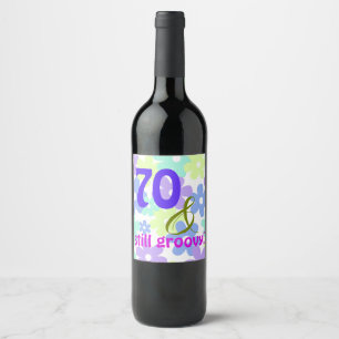 Étiquette Pour Bouteilles De Vin 70 et encore super ! Étiquette de bouteille de