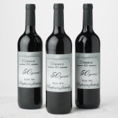 Étiquette Pour Bouteilles De Vin À 50 Ans (Bouteilles)
