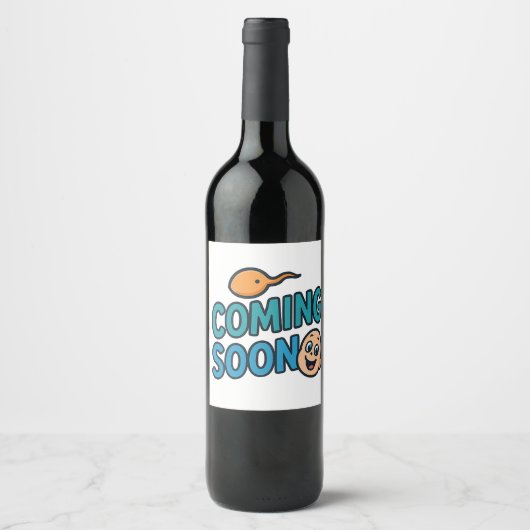 Étiquette Pour Bouteilles De Vin à venir (Devant)