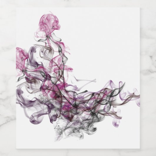 Étiquette Pour Bouteilles De Vin abstraction bleuet (Étiquettes simples)