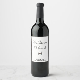 Étiquette Pour Bouteilles De Vin Accueil de la maison agence immobilière ouverture 