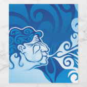 Étiquette Pour Bouteilles De Vin Aeolus (Étiquettes simples)