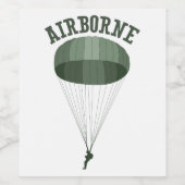 Étiquette Pour Bouteilles De Vin aéroporté (Étiquettes simples)