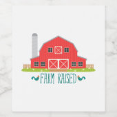 Étiquette Pour Bouteilles De Vin Agritourisme (Étiquettes simples)