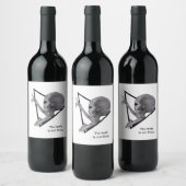 Étiquette Pour Bouteilles De Vin Alien gris, la vérité est là (Bouteilles)