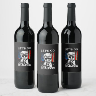 Étiquette Pour Bouteilles De Vin Allons Brandon