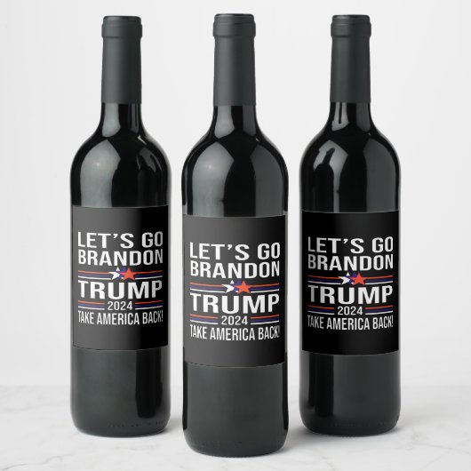 Étiquette Pour Bouteilles De Vin Allons Brandon (Bouteilles)