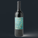 Étiquette Pour Bouteilles De Vin Almond Blossom, 1890 par Vincent van Gogh<br><div class="desc">Almond Blossom,  1890 par Vincent van Gogh. Les arbres à fleurs étaient spéciaux à van Gogh. Ils représentaient l'éveil et l'espoir. Il les apprécia d'un point de vue esthétique et trouva de la joie en peignant des arbres à fleurs.</div>
