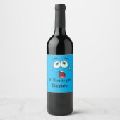 Étiquette Pour Bouteilles De Vin Amusant adieu Vous nous manquerez (Devant)