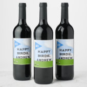 Étiquette Pour Bouteilles De Vin Anniversaire de golf (Bouteilles)