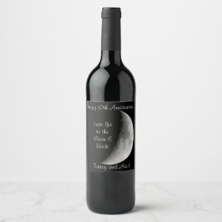 Étiquette Pour Bouteilles De Vin Anniversaire personnalisé ou Amour Mariage à