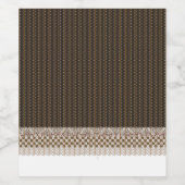 Étiquette Pour Bouteilles De Vin Annonces de grossesse (Étiquettes simples)