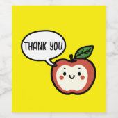 Étiquette Pour Bouteilles De Vin Apple Talk (Étiquettes simples)