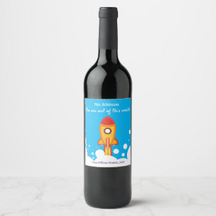 Étiquette Pour Bouteilles De Vin Appréciation personnalisée de l'enseignant