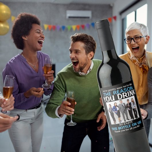 Étiquette Pour Bouteilles De Vin Apréciation du patron Photo RAISONS VOUS BOIRE Vin