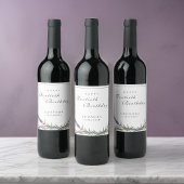 Étiquette Pour Bouteilles De Vin Aquarelle Lavande Fleurs N'IMPORTE QUEL Jour