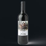 Étiquette Pour Bouteilles De Vin Aquarelle Oears Rustic Wilderness Mariage<br><div class="desc">customisez ce étiquette de vin pour votre mariage ou événement.</div>