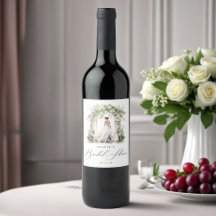 Aquarelle Verdure Fête des mariées florale