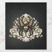 Étiquette Pour Bouteilles De Vin araignée vapeur (Étiquettes simples)