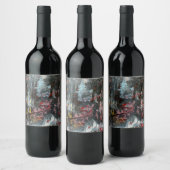 Étiquette Pour Bouteilles De Vin Art abstrait  (Bouteilles)
