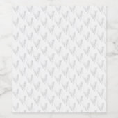 Étiquette Pour Bouteilles De Vin Art de ligne, Coquillage, Harpe (Étiquettes simples)