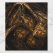 Étiquette Pour Bouteilles De Vin Art de Mother Earth (Étiquettes simples)