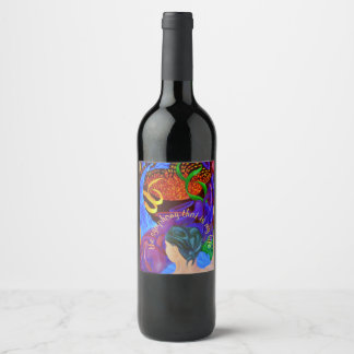 Étiquette Pour Bouteilles De Vin Art design la symphonie qui est ma vie