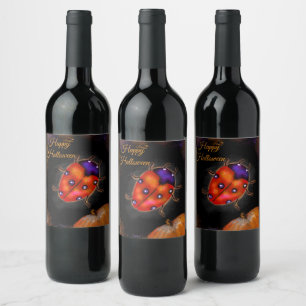 ÉTIQUETTE POUR BOUTEILLES DE VIN ART LADYBUG