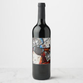 ÉTIQUETTE POUR BOUTEILLES DE VIN ART LOUPE (Devant)