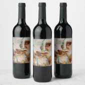 Étiquette Pour Bouteilles De Vin Art original hojas de otoño feuilles d'automne (Bouteilles)