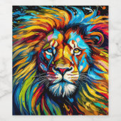 Étiquette Pour Bouteilles De Vin Artsy (Étiquettes simples)