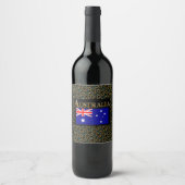 ÉTIQUETTE POUR BOUTEILLES DE VIN AUSTRALIE (Devant)