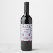 Étiquette Pour Bouteilles De Vin Automne (Devant)