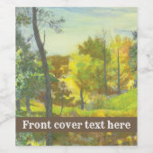 Étiquette Pour Bouteilles De Vin automne Chute solaire (Étiquettes simples)