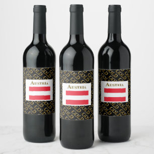 ÉTIQUETTE POUR BOUTEILLES DE VIN AUTRICHE