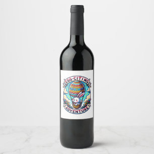 Étiquette Pour Bouteilles De Vin Aventure Egg-Citante