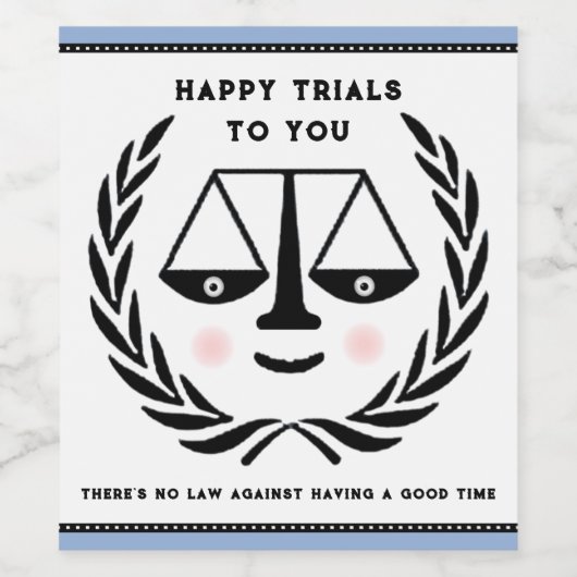 Étiquette Pour Bouteilles De Vin Avocat (Étiquettes simples)