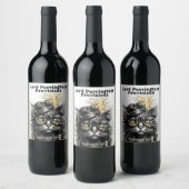Étiquette Pour Bouteilles De Vin Awesome Steampunk Cat  (Bouteilles)