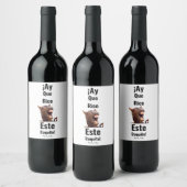 Étiquette Pour Bouteilles De Vin ¡Ay Que Rico Este Coquito ! (Bouteilles)