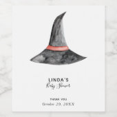 Étiquette Pour Bouteilles De Vin Baby shower Halloween Automne automne mignon simpl (Étiquettes simples)