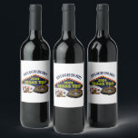 Étiquette Pour Bouteilles De Vin Bachelor Party sur mesure Las Vegas Trip Casino<br><div class="desc">Customisez vos propres étiquettes de vins de fête de baccalauréat pour un voyage à Las Vegas. Un étiquette de vin personnalisé cool avec des éléments de casino de jeu comme un jeu de cartes, des jetons de poker, et roulette roue avec Vegas Trip en script jaune. Amusant design de joueur....</div>