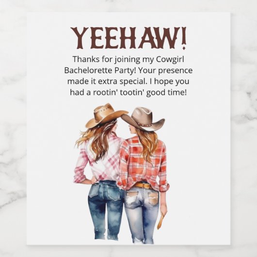 Étiquette Pour Bouteilles De Vin Bachelorette (Étiquettes simples)