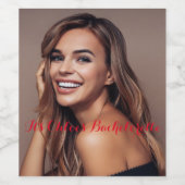 Étiquette Pour Bouteilles De Vin bachelorette (Étiquettes simples)