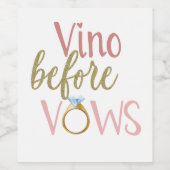 ÉTIQUETTE POUR BOUTEILLES DE VIN BACHELORETTE, WINE, LAST FLING (Étiquettes simples)