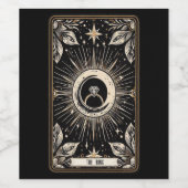 Étiquette Pour Bouteilles De Vin Bague mariage Fiançailles Tarot (Étiquettes simples)