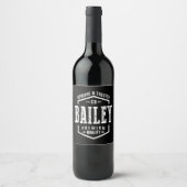 Étiquette Pour Bouteilles De Vin Bailey (Devant)