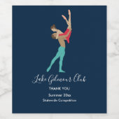 Étiquette Pour Bouteilles De Vin Ballet (Étiquettes simples)