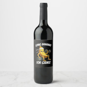 Étiquette Pour Bouteilles De Vin banane