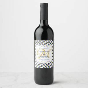 Étiquette Pour Bouteilles De Vin BARBADOS Personnalisé Monogramme Mariage Célébrati